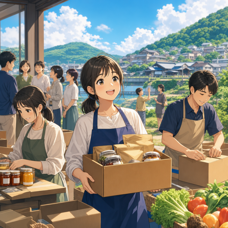 働くことから生まれる自信と地域に届く商品