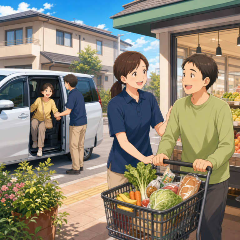 障がい者グループホームの世話人が担う送迎と買い物支援