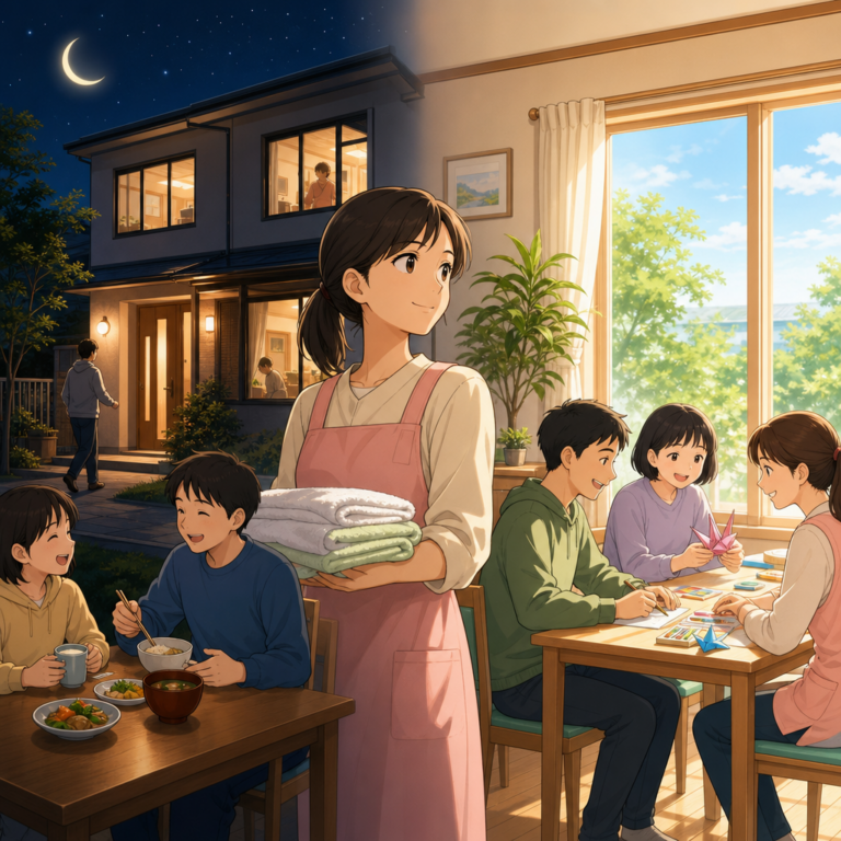 障がい者グループホームの世話人が支える夜と朝